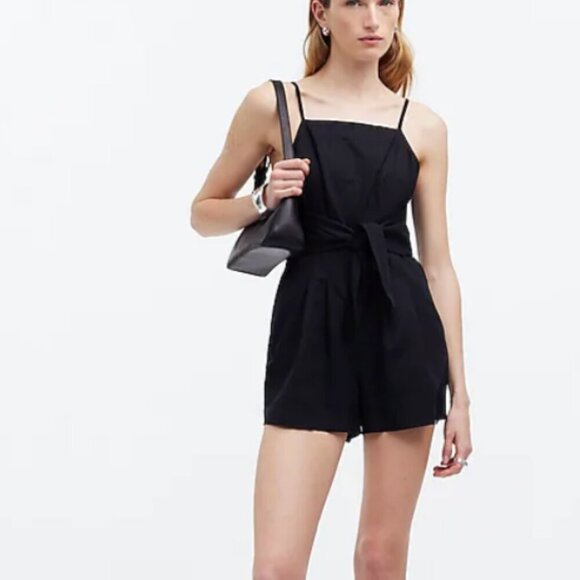 Madewell Tie-Waist Romper NWT - Picture 6 of 10